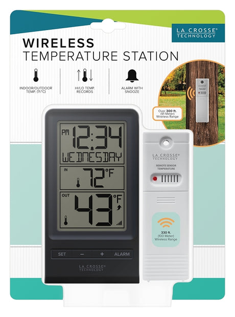La Crosse WS-9160U-IT-CBP Weather Station, -39.8 to 139.8 deg F, Digital Display