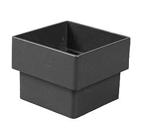 CONNECTOR DOWNSPOUT SQ BRN 2IN