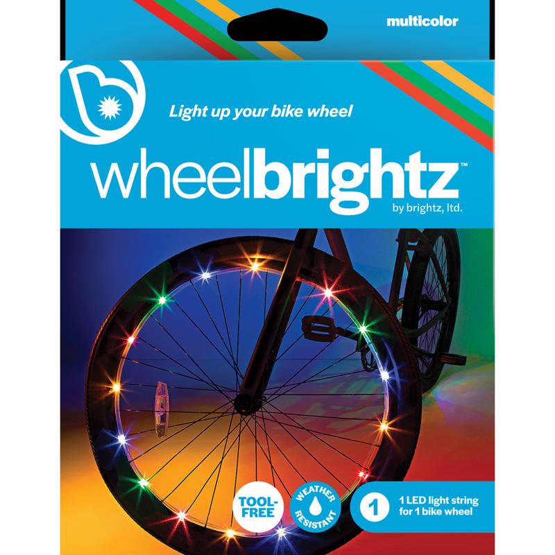 Brightz Wheel Brightz Multicolor LED Bike Accessory ABS Plastics 1 pk