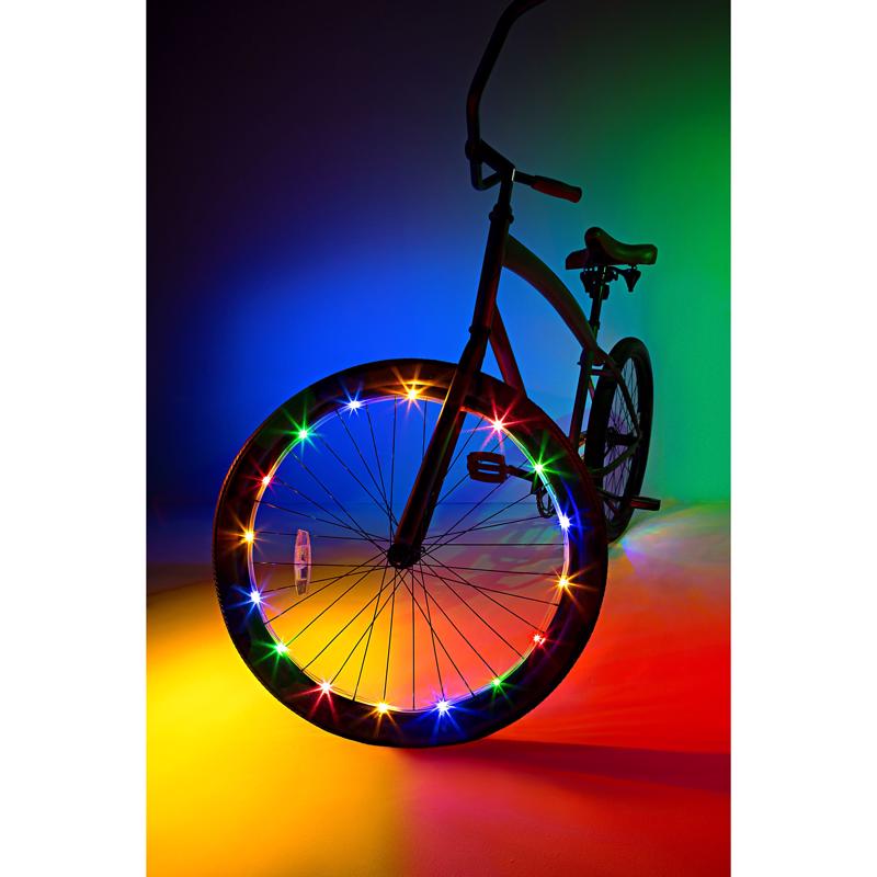 Brightz Wheel Brightz Multicolor LED Bike Accessory ABS Plastics 1 pk