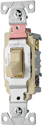 Eaton Wiring Devices CS320V Toggle Switch, Ivory, 20 A, 120/277 V, 3-Position, Screw Terminal