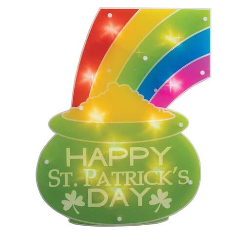 IG Design St. Patrick's Day Window Decor 1 pc