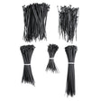 Gardner Bender 71111 Cable Tie, Nylon, Black, 8 in L, 500/PK
