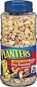 Planters 422425 Peanut, 16 oz Jar, Corn Syrup Solids, Cornstarch, Maltodextrin, Peanuts, Sea Salt, Pack of 12
