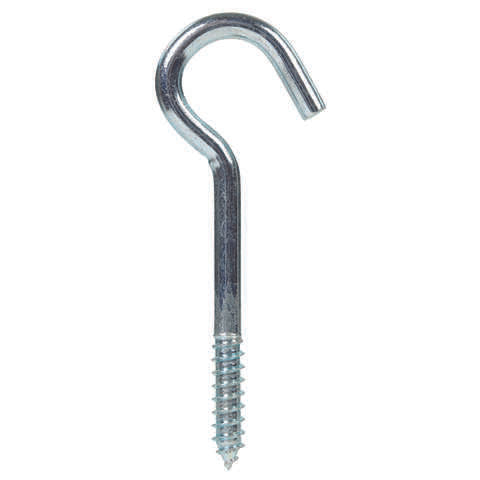 Hampton Small Steel 5 in. L Ceiling Hook 200 lb 1 pk, Pack of 20