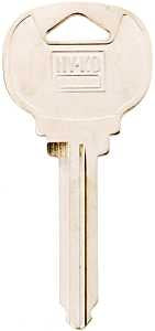 Hy-Ko 11010H59 Key Blank, Brass, Nickel, For: Ford, Lincoln, Mercury Vehicles, H59 Key Number, Pack of 10