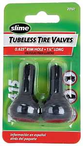 Slime 20161/2079-A Tubeless Tire Valve, Rubber, 2 PK, For: TR415 Tires, Pack of 4