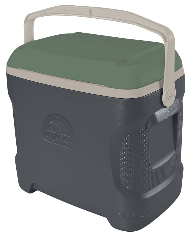 Igloo 0050556 Sportsman Profile II Cooler, 30 qt Cooler, Polyurethane, Carbonite/sandstone