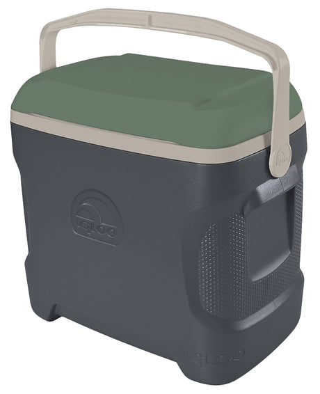Igloo 0050556 Sportsman Profile II Cooler, 30 qt Cooler, Polyurethane, Carbonite/sandstone