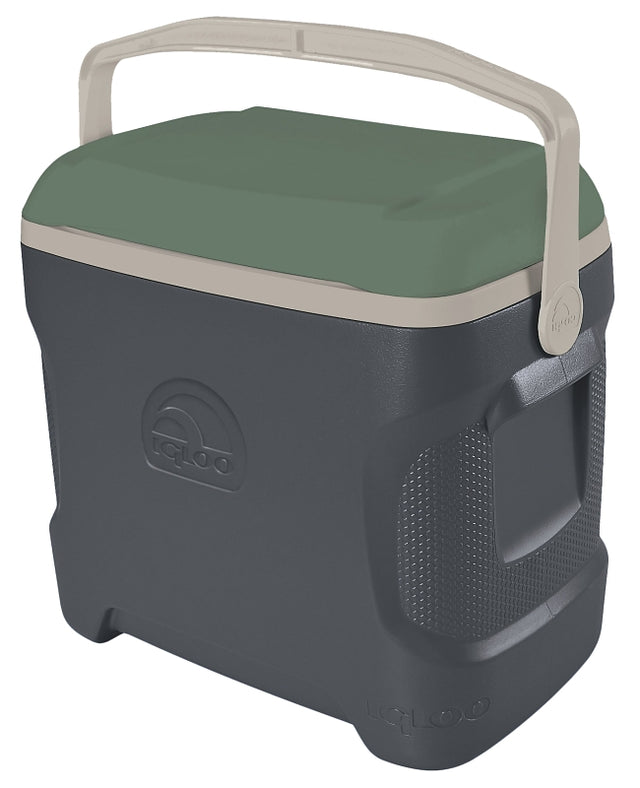 Igloo 0050556 Sportsman Profile II Cooler, 30 qt Cooler, Polyurethane, Carbonite/sandstone