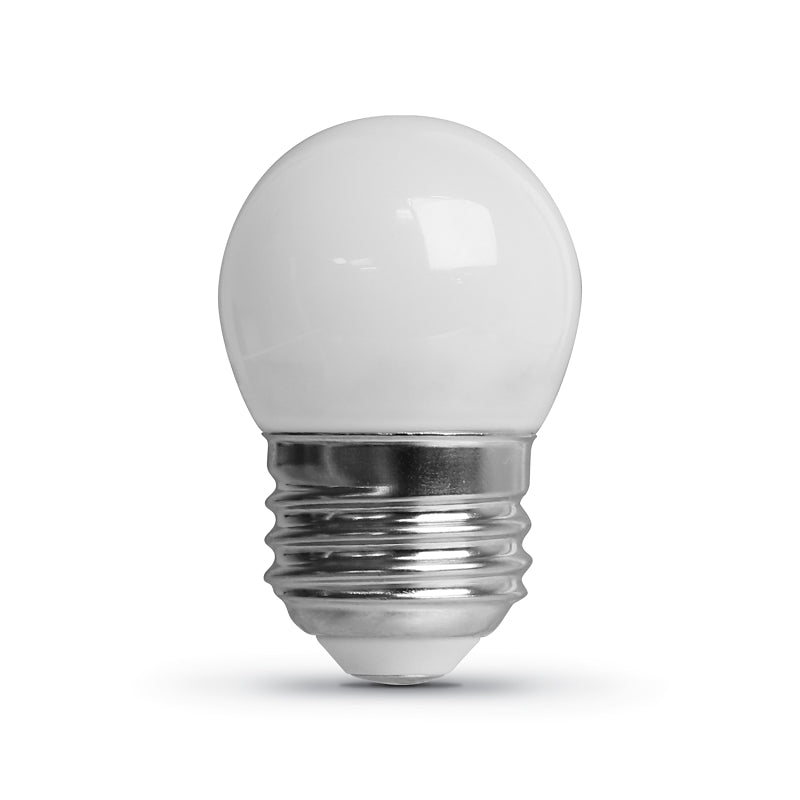 Feit Electric BP71/2S/W/LED LED Night Light Bulb, 0.6 W, E26 Medium Lamp Base, S11 Lamp, Soft White, 30 Lumens