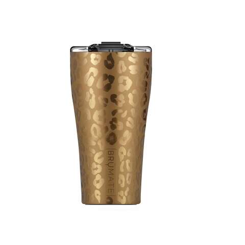 BruMate 22 oz Gold Leopard BPA Free Imperial Pint Insulated Tumbler