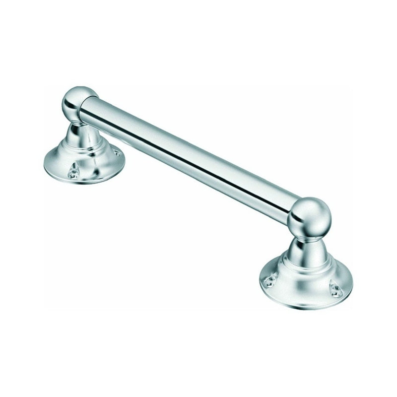 Moen LR2250DCH Designer Hand Grip, 11.6 in W, 9 in L Bar, 250 lb, Stainless Steel, Chrome, Screw
