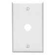 Leviton 001-88017-000 Wallplate, 4-1/2 in L, 2-3/4 in W, 1-Gang, Thermoset, White, Smooth