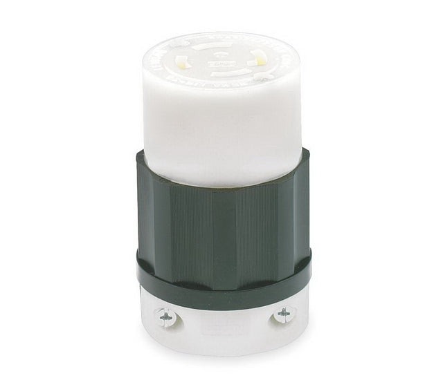 Leviton 165-02713-000 Electrical Connector, 3 -Pole, 30 A, 125/250 V, NEMA: NEMA L14-30R, Black/White