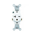 Leviton S02-05821-0WS Single Receptacle, 2 -Pole, 250 V, 20 A, White