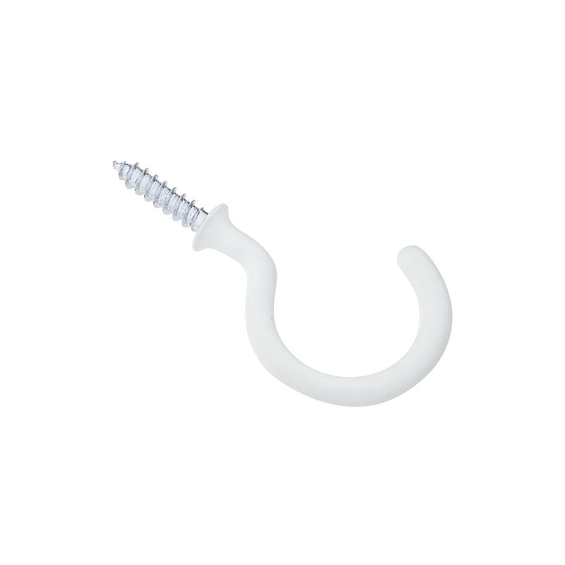 National Hardware N248-450 Cup Hook, Steel, Vinyl-Coated, 15 lb Working Load