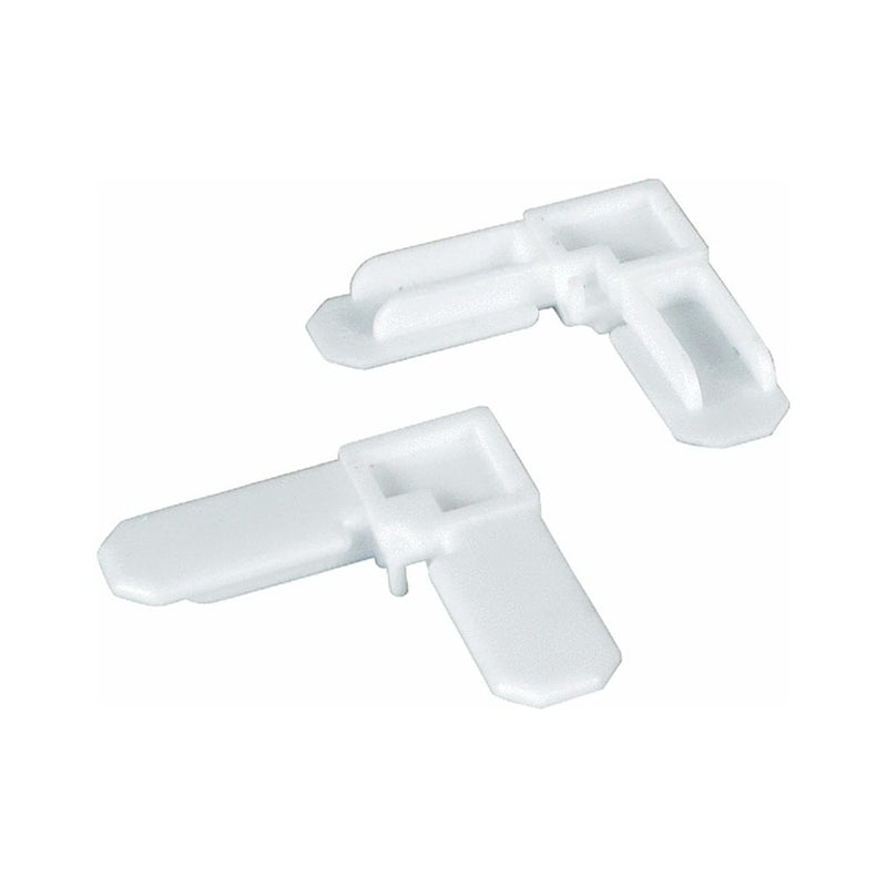 Make-2-Fit PL 7726 Square Cut Screen Frame Corner, Plastic, White, For: Square-Cut Ends of 7/16 Aluminum Screen Frame