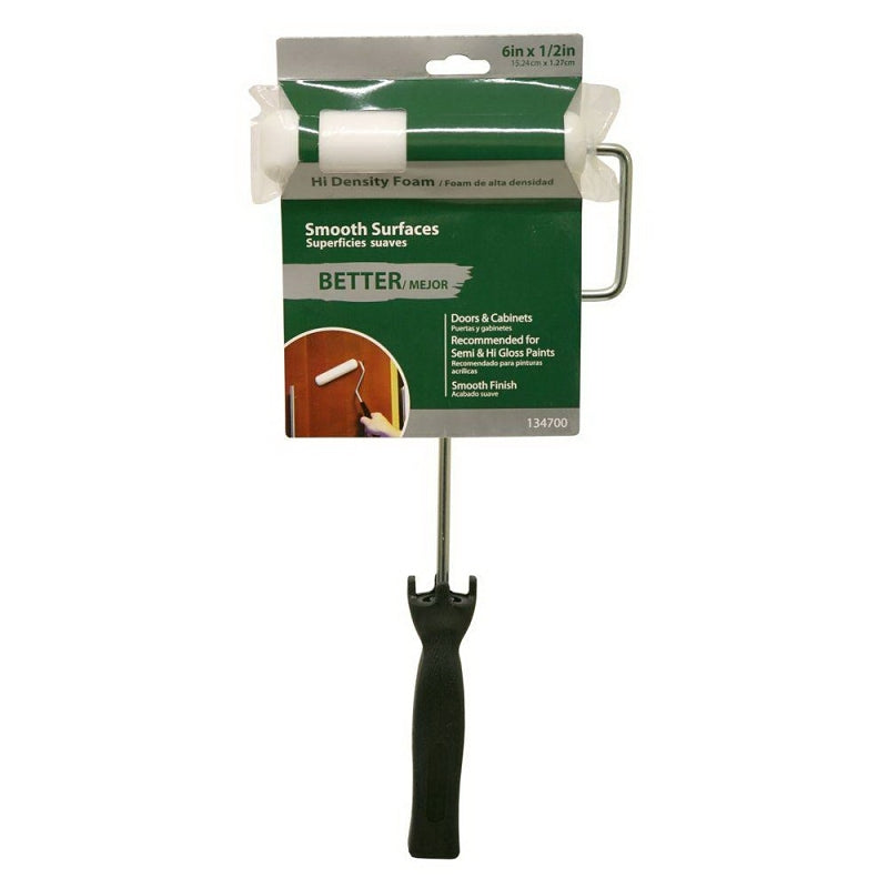 RollerLite Doors & Trim 614-FOAMQ Mini Roller Assembly, 6 in L Roller