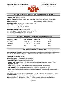 Royal Oak 192-294-021 Charcoal Briquette, 15.4 lb