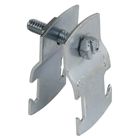SuperStrut 700 Series Z703 1 1/2EG-10 Pipe Clamp, Electro-Galvanized, Steel, Silver