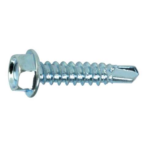 Grip-Rite Pro-Twist No. 8 Sizes X 1/2 in. L Hex Hex Washer Head Sheet Metal Screws