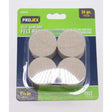 Projex Felt Self Adhesive Protective Pad Tan Round 1-1/2 in. W 24 pk