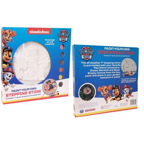Midwest Quality Gloves Nickelodeon Multicolored Ceramic 2 in. H Paw Patrol Stepping Stone, Pack of 6