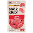 Snak Club Cherry Slices Gummi Candy 3.5 oz Bagged, Pack of 12