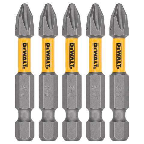 DeWalt Max Fit Phillips #2 X 2 in. L Screwdriver Bit Set Steel 5 pk