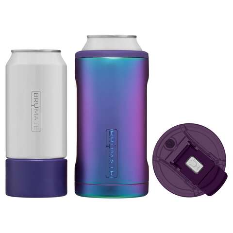 BruMate Hopsulator 16 oz Dark Aura BPA Free Trio Can Insulator