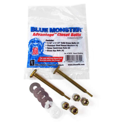 Blue Monster Closet Bolts