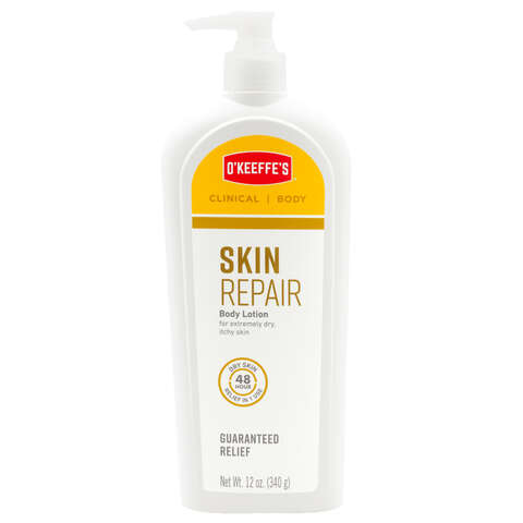 O'Keeffe's Skin Repair No Scent Body Lotion 12 oz 1 pk, Pack of 8