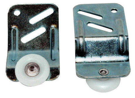 Barton Kramer 7/8 in. D X 1/2 in. L Mill Silver Steel Closet Door Hanger 8 pk