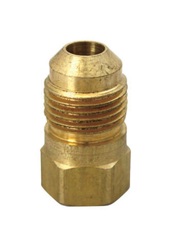 JMF Company 3/8 in. Flare X 3/8 in. D FIP Brass Adapter, Pack of 5