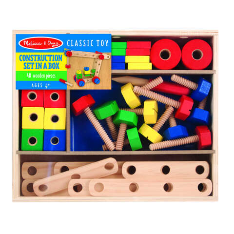 Melissa & Doug Construction Building Set 48 pc