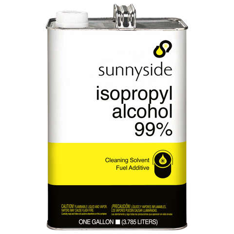 Sunnyside 99% Isopropyl Alcohol Industrial Cleaning Solvent/Fuel Additive 1 gal, Pack of 2