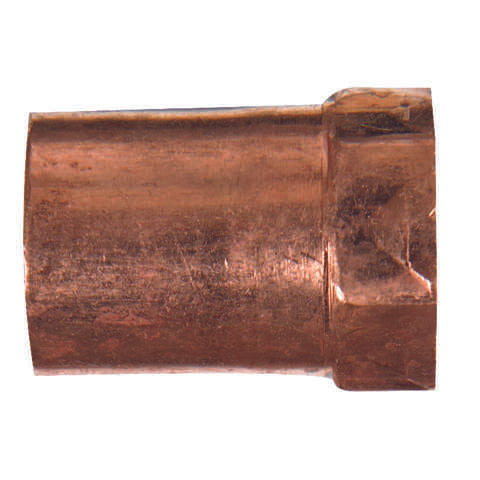 NIBCO 3/4 in. Copper X 1/2 in. D FIP Copper Pipe Adapter 1 pk