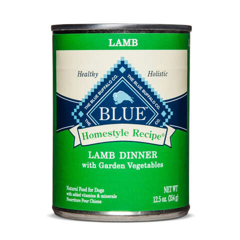 Blue Buffalo All Ages Lamb Dinner Wet Dog Food 12.5 oz, Pack of 12