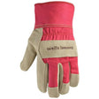 Wells Lamont Women's Outdoor Work Gloves Red M 1 pk