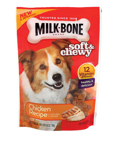 Milk Bone Soft and Chewy Chicken Flavor Biscuit For Dogs 5.6 oz 1 pk, Pack of 10