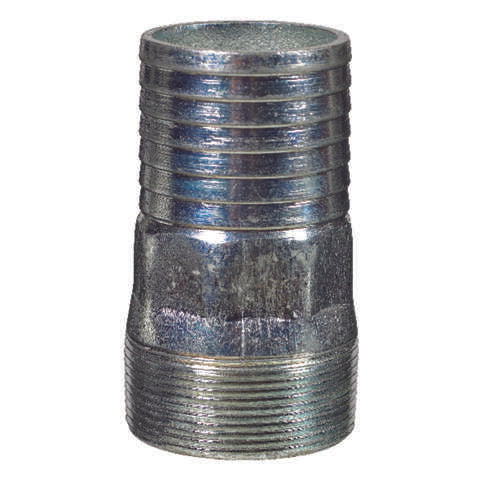 STZ Industries 2 in. Barb X 2 in. D MPT Galvanized Steel Adapter