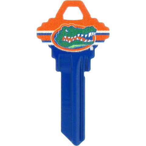 Hillman NCAA Painted Key House/Office Key Blank Single, Pack of 6