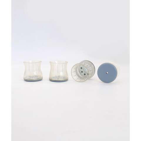 Projex Gray 1-1/4 in. Push-On Polymer Chair Glide 4 pk