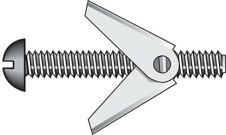 HILLMAN 3/16 in. D X 2 in. L Round Steel Toggle Bolt 50 pk