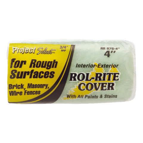 Linzer Rol-Rite Polyester 4 in. W X 3/4 in. Trim Paint Roller Cover 1 pk, Pack of 12