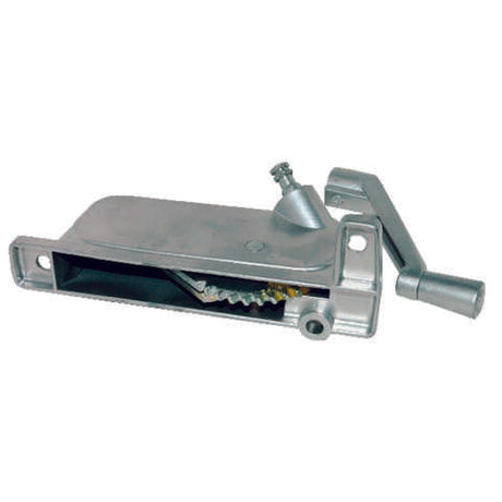 Barton Kramer Silver Aluminum Right Awning Window Operator For Crown Windows