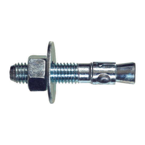 HILLMAN 3/8 in. D X 2-3/4 in. L Steel Round Head Wedge Anchor 25 pk