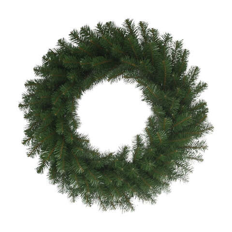 Holiday Bright Lights 30 in. D Traditional Pine Christmas Wreath, Pack of 6
