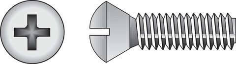 HILLMAN No. 10-24 X 1-1/2 in. L Phillips Oval Head Stainless Steel Machine Screws 100 pk